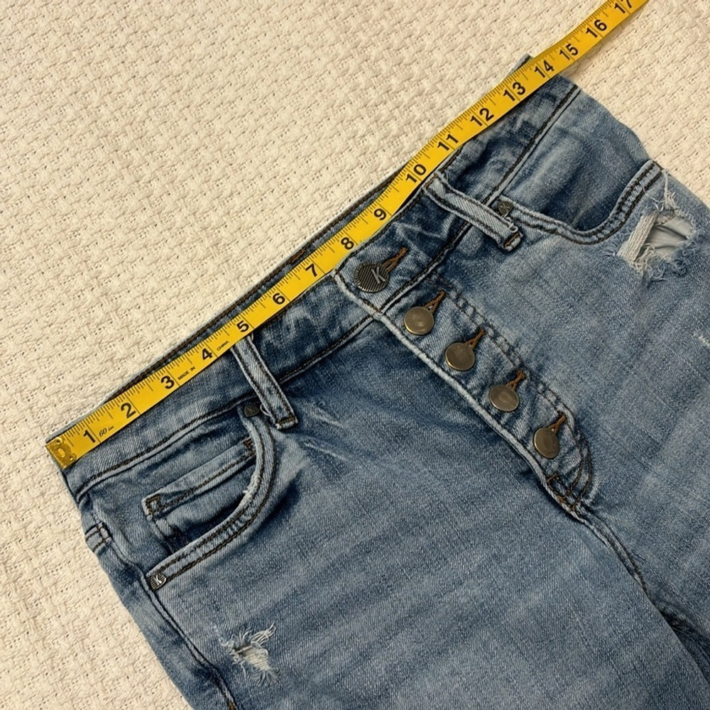 KUT FROM THE KLOTH jeans Catherine Fab AB Boyfriend high rise distressed size 4 - Picture 10 of 14